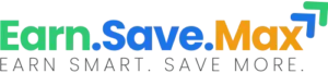 EarnSaveMax logo – Smart Money Tips for Earning and Saving More