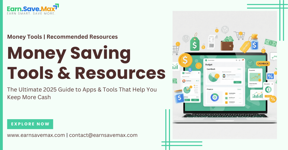 Recommended Money Saving Tools & Resources 2025
