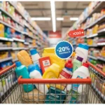 Hands using a calculator with a budget sheet and cash envelope – smart saving techniques to reduce monthly expenses